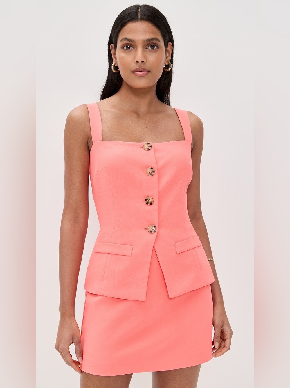 NWT Amanda Uprichard Travis Skort Romper In Neon Ballet XS X-Small